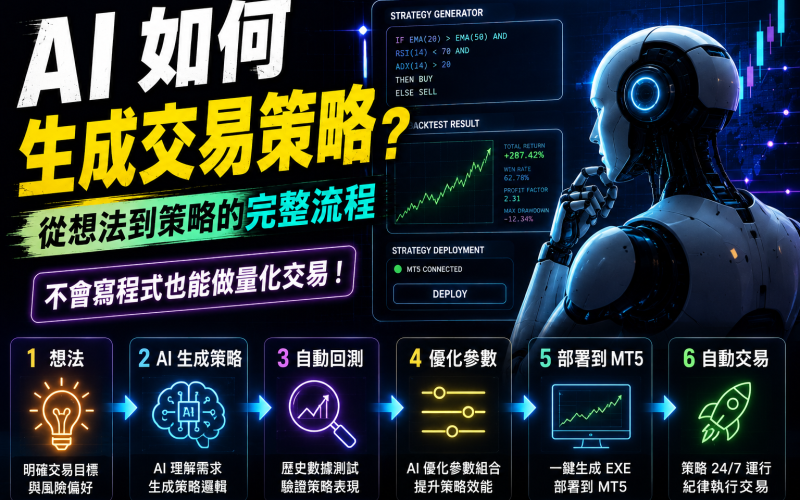 AI 如何生成交易策略？從想法到策略的完整流程