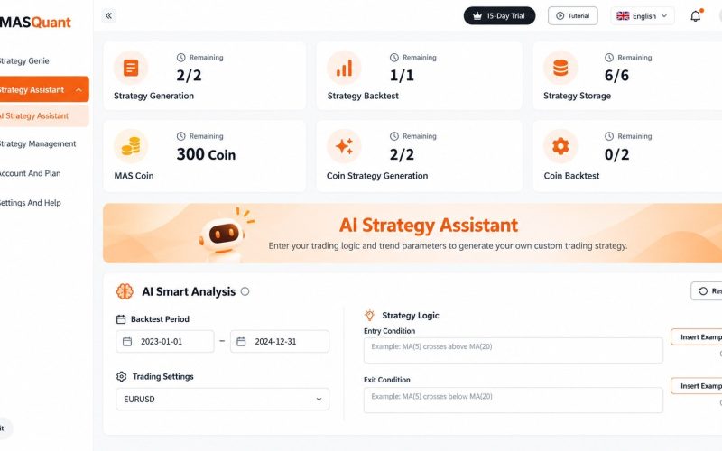 AI Strategy Assistant Dashboard Preview Vorschau des AI-Strategy-Assistant-Dashboards