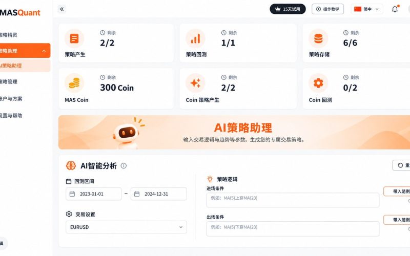 策略助理仪表板预览