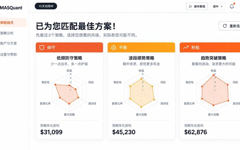 策略精灵仪表板预览