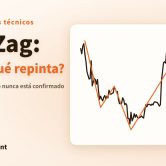 Portada del artículo: gráfico simplificado de Ethereum en 2025 con la línea del ZigZag y el título «ZigZag: ¿por qué repinta?»