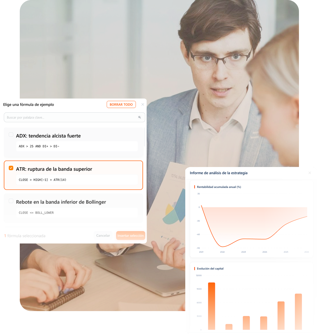 AI Strategy Assistant: fórmulas de ejemplo e informe de análisis
